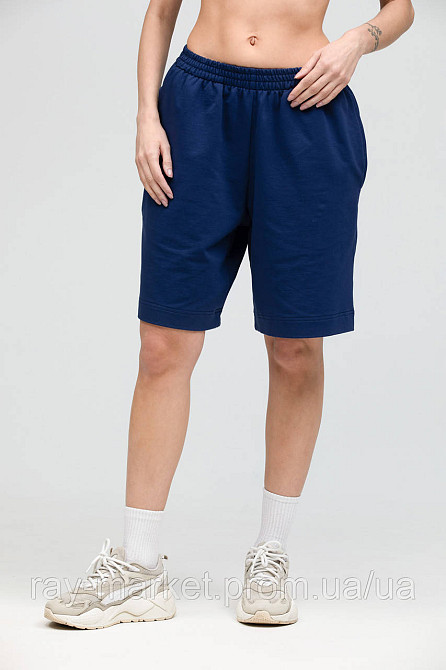 Шорти базові RAY BASIC темно-сині жіночі (U0701W-Navy Blue) L Київ - фото 1
