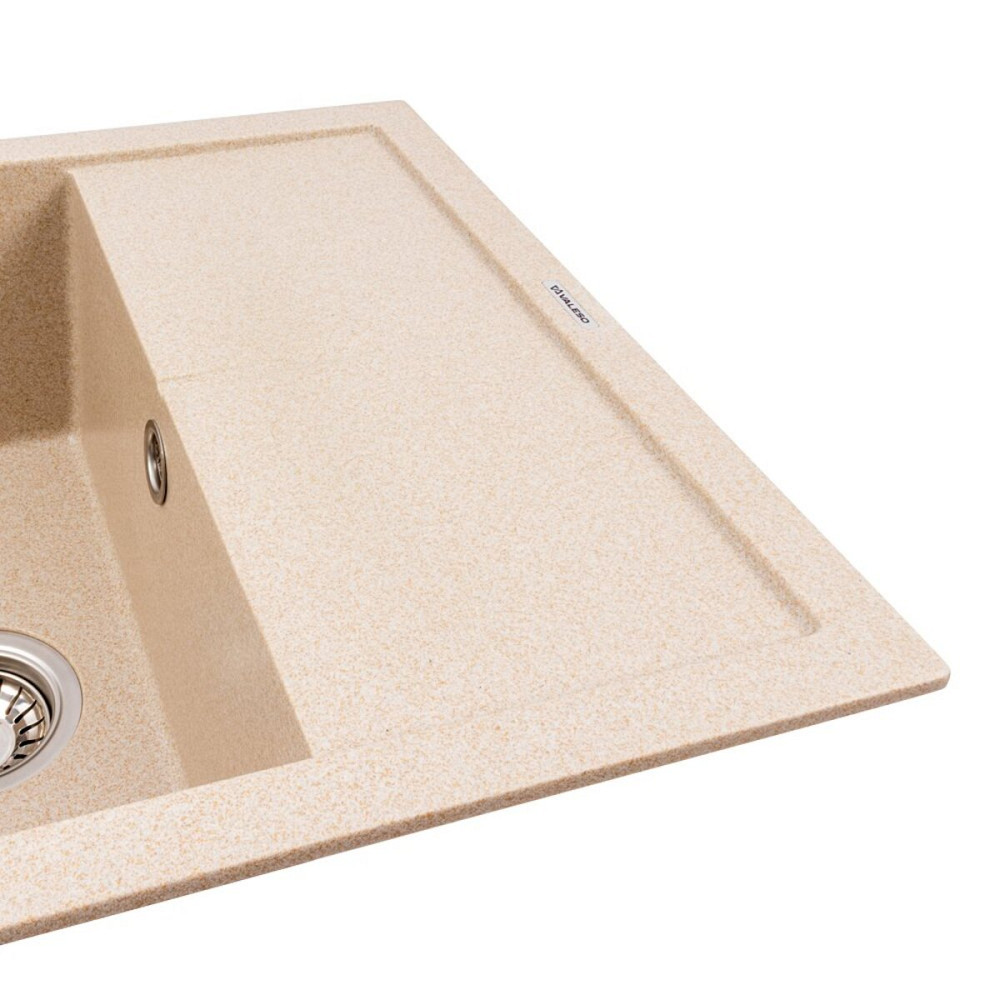 VALESO Гранітна кухонна мийка VALESO 5850 REYNA матова Сафарі Коломия - фото 19