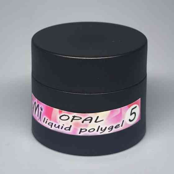 Рідкий полігель Мі OPAL #5 ніжно-рожевий з шимером 20мл (баночка) Херсон