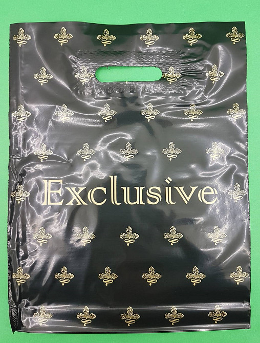 Пакети з вирубаною ручкою (30*40) "Exclusive" маленький (50 шт.) Харків - фото 1