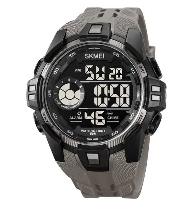 Часы мужские спортивные наручные Skmei 2123 (Серый) Винница - изображение 2