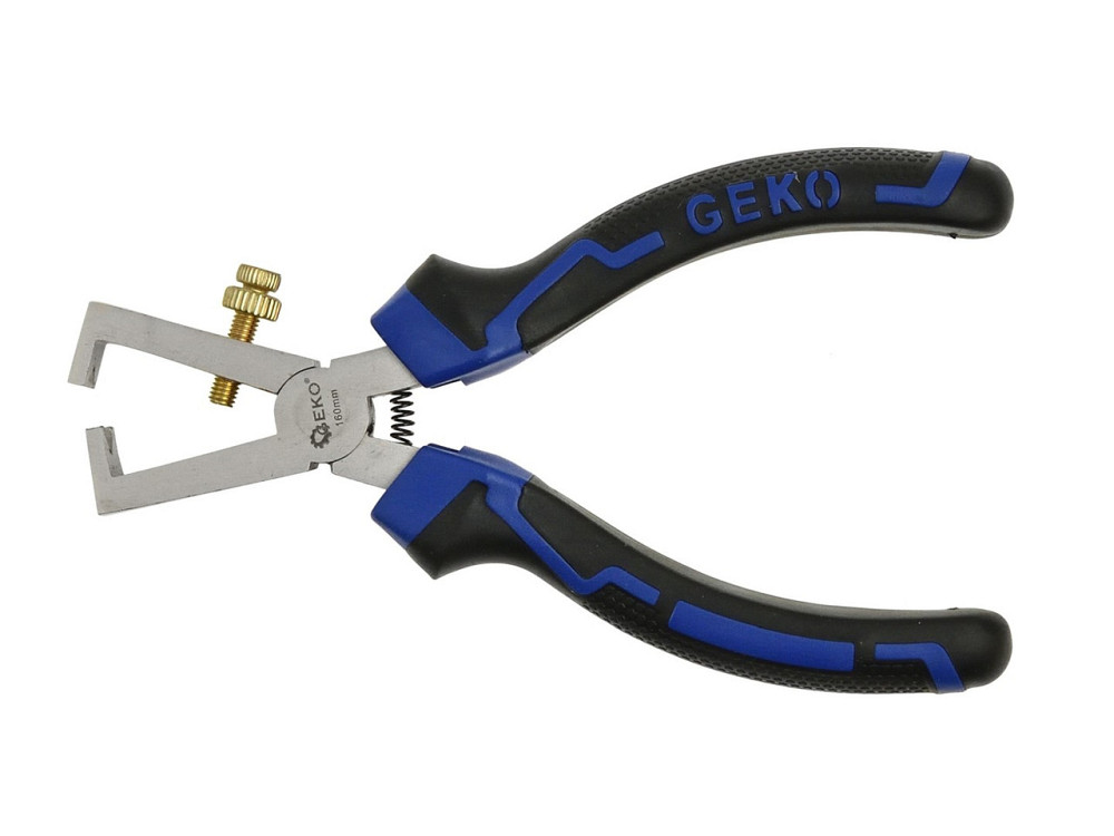 Щипці для зняття ізоляції "GeKo" з регуляцію, 160мм Київ - фото 1