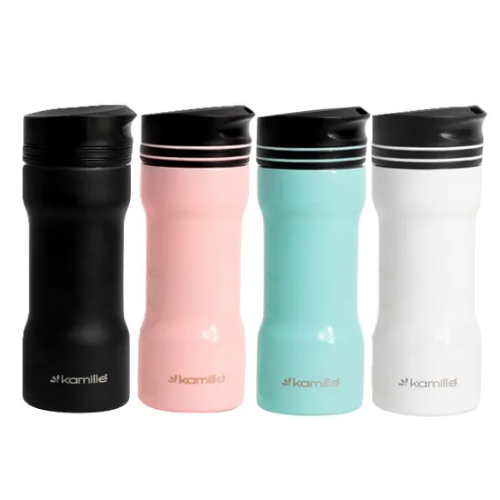 Термочашка 320мл нержавіюча сталь (мікс) KAMILLE 2061 Житомир - изображение 2