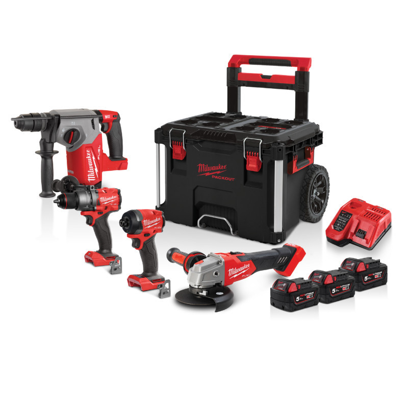 Набор инструментов аккумуляторных MILWAUKEE M18 FPP4BJ-503P Одесса - изображение 2
