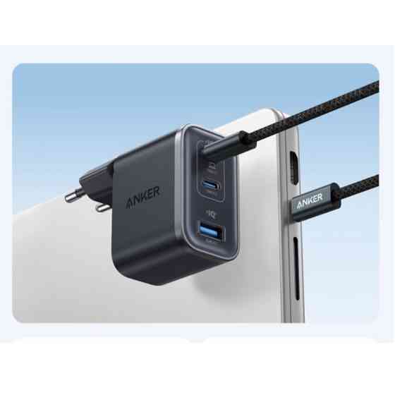 Мережевий зарядний пристрій Anker Charger 70 W, 2xUSB-C, 1xUSB-A, Black (A121AL11) ( 10893 ) Харьков