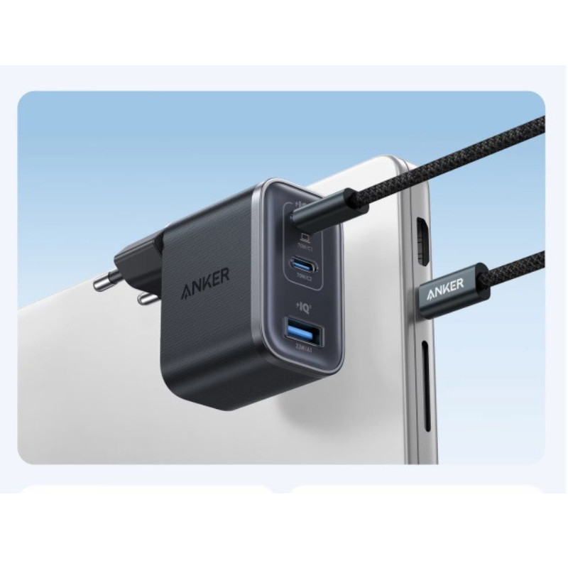 Мережевий зарядний пристрій Anker Charger 70 W, 2xUSB-C, 1xUSB-A, Black (A121AL11) ( 10893 ) Харьков - изображение 3