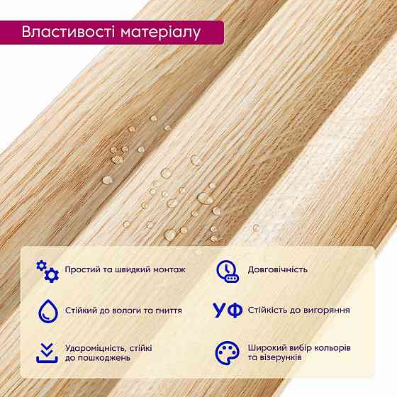 Декоративная стеновая рейка Киев