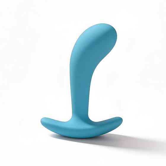 Масажер простати силіконовий ALUME, блакитний, S Sex Aura Київ