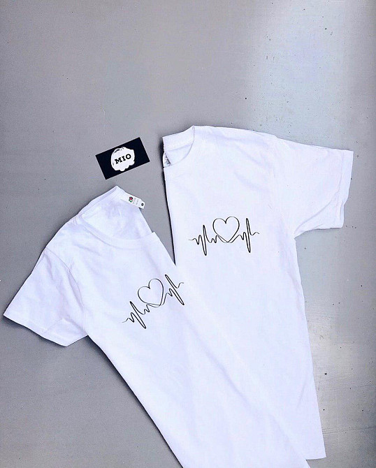 Парні футболки для хлопця та дівчини Чернівці - фото 1