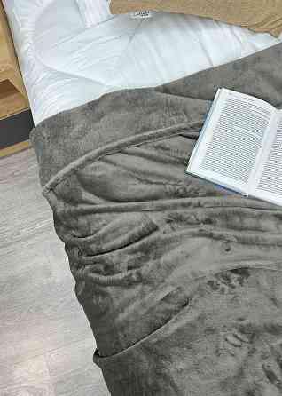 Плед-покривало Decorator WellSoft 200х220 см однотонний Сірий (87-262) Київ