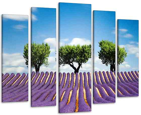 Модульна картина Дерева Лаванда Art-45_5 Київ