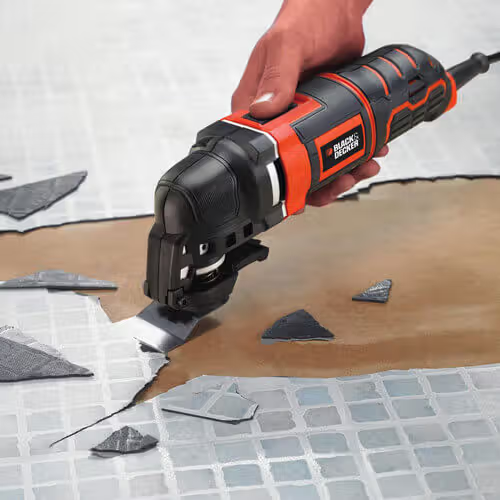 Багатофункціональний інструмент мережевий реноватор BLACK+DECKER MT280BA : 280Вт (MT280BA) Київ - фото 7
