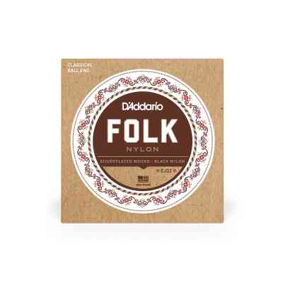 Струни для гітари D&apos;Addario Folk Nylon Ball End Silver Wound / Black Treble (EJ32) Вінниця