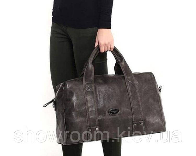 Мужская дорожная сумка David Jones (4132) черная Киев - изображение 4
