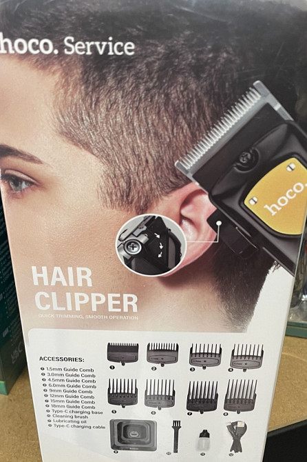 Машинка професійна для стриження HOCO DAR27 Black. Харків - фото 4