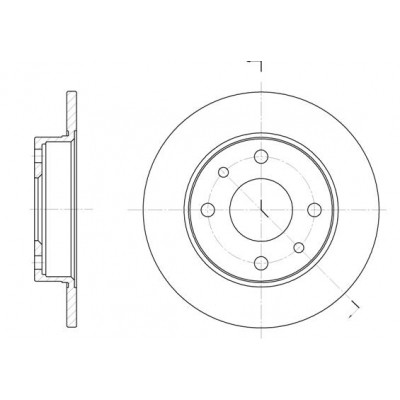 Гальмівний диск REMSA 6110.00 Вінниця - фото 1