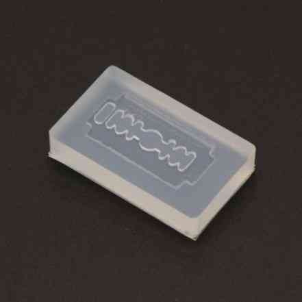 Молд силиконовый Лезвие 45 на 25 мм серый Киев