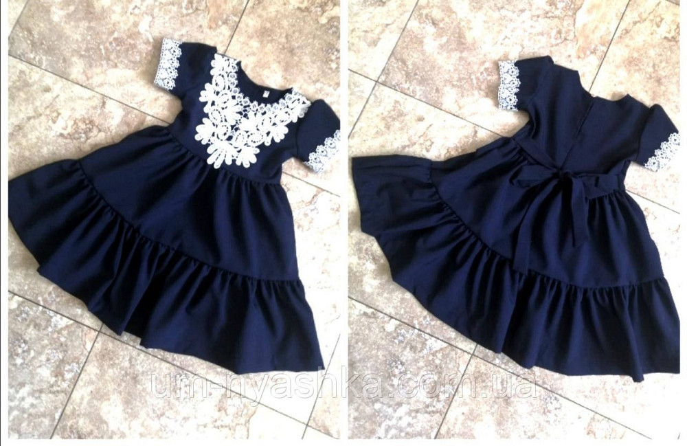 Шкільна сукня з коротким рукавом 116-134 Кривий Ріг - фото 5