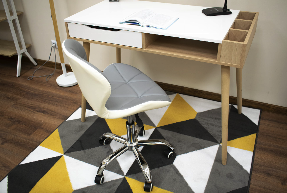 Офісне крісло Leobert Avola сіро-білий Київ - фото 8