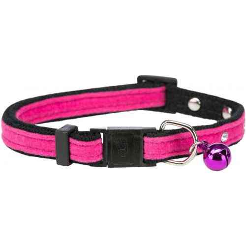 Нашийник Trixie для котів з заклепками і дзвіночком оксамит Київ
