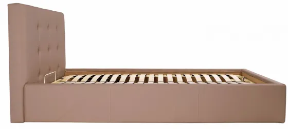 Кровать Двуспальная Manchester Comfort 160 х 190 см Fly 2213 С подъемным механизмом и нишей для белья Светло-коричневый Киев
