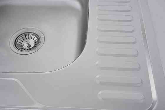 КОМПЛЕКТ мийка накладна 6060 САТИН "L" 0,7/160 TM Valeso + змішувач NS02A Valeso Коломыя