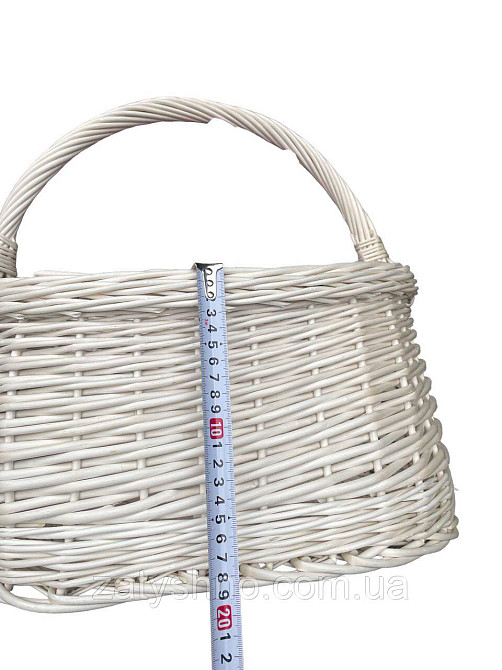 Білий кошик на подарунки Київ - фото 4