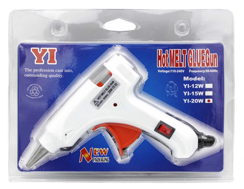 Клеевой пистолет Wild Wolf YL-20W под тонкие 7мм Белый, Розовый, Синий, Жёлтый Днепр - изображение 3