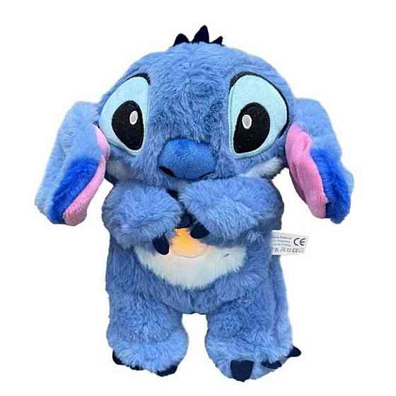 Детская плюшевая мягкая игрушка Дышащий Стич Stich синий Черновцы
