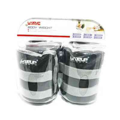 Утяжелитель LiveUp Wrist/Ankle Weights LS3011-3 2 шт по 3 кг чорний (6951376126365) Винница