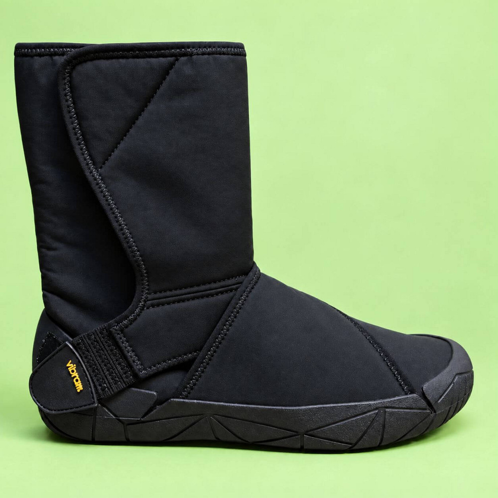 Ботинки чёрные Furoshiki Vibram С мехом средней высоты, размер 40-41 Киев - изображение 3