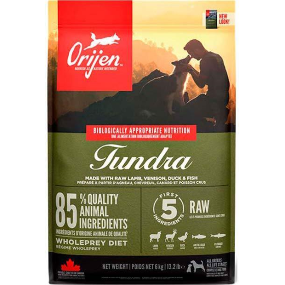 Orijen Tundra (Оріджен Тундра) сухий корм для собак усіх порід 6 кілограмів. Запоріжжя