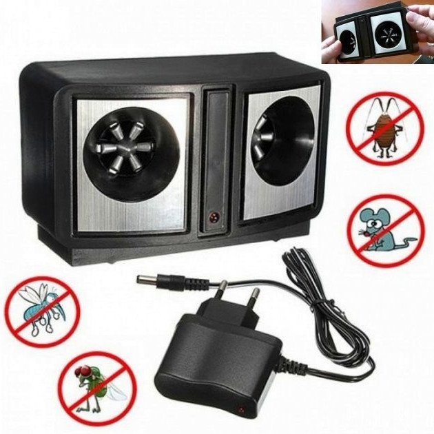 Ультразвуковой отпугиватель грызунов для улицы, Прибор от крыс и мышей в розетку, Мыши в доме JS-81 Львов - изображение 2