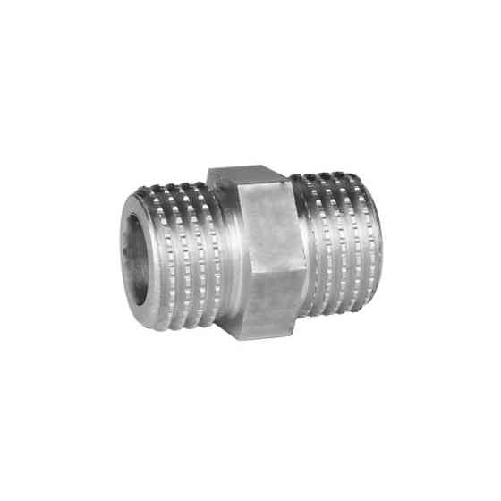 Ніпель 1/4″ЗЗ нікельований NN112S OPTIMUM Тернопіль