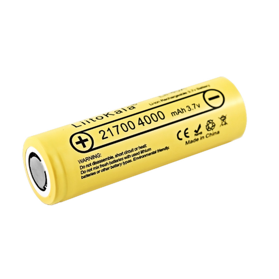 Акумулятор LiitoKala Lii-40A 21700 4000mah battery Киев - изображение 1