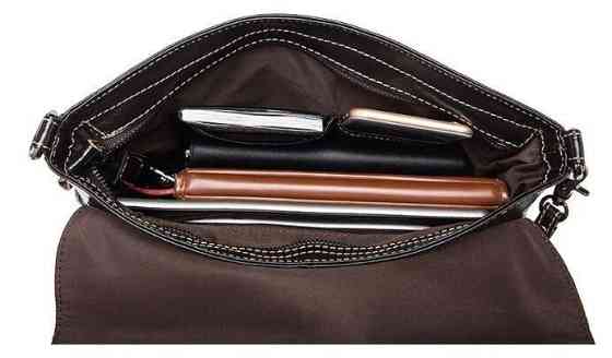 Сумка мужская кожаная Черная (Vintage) Киев