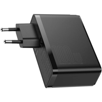 Зарядний пристрій Baseus 2xUSB 100W GaN (2xUSB-C+2xUSB-A) black (CCGAN2P-L01) Вінниця - фото 4