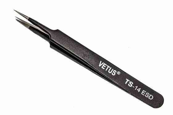Пинцет VETUS ESD-14 антистатический, немагнитный Полтава