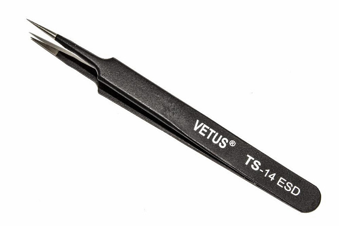 Пінцет VETUS ESD-14 антистатичний, немагнітний Полтава - фото 1