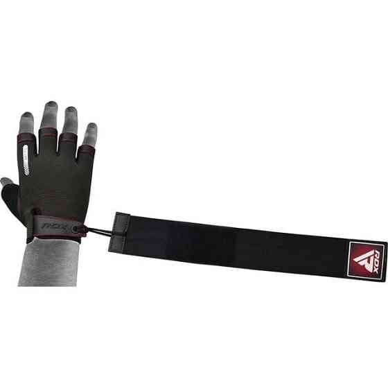 Перчатки для фітнесу RDX T2 Half Red L Кам'янське