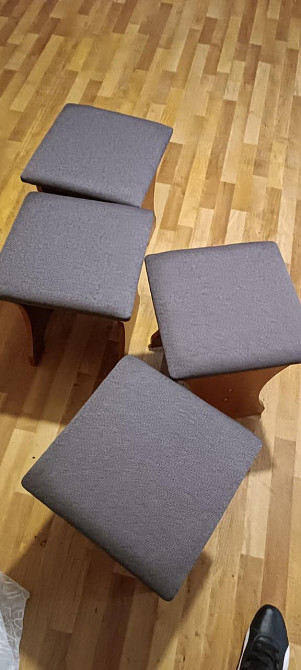 4 табурета (комплект) 35х35х44 см / Дуб Сонома Львов - изображение 10