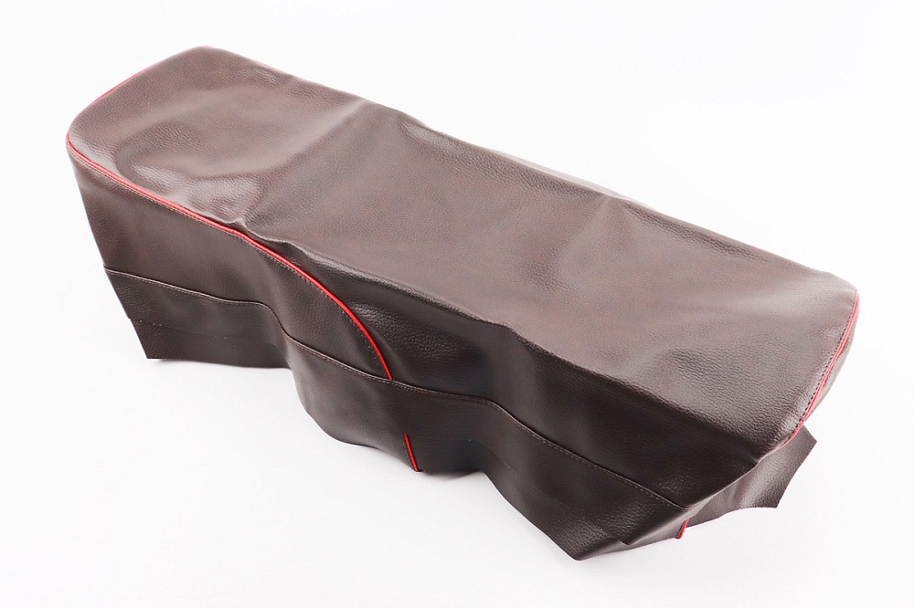 Чохол сидіння 6V коричневий з червоним кантом Киев - изображение 1