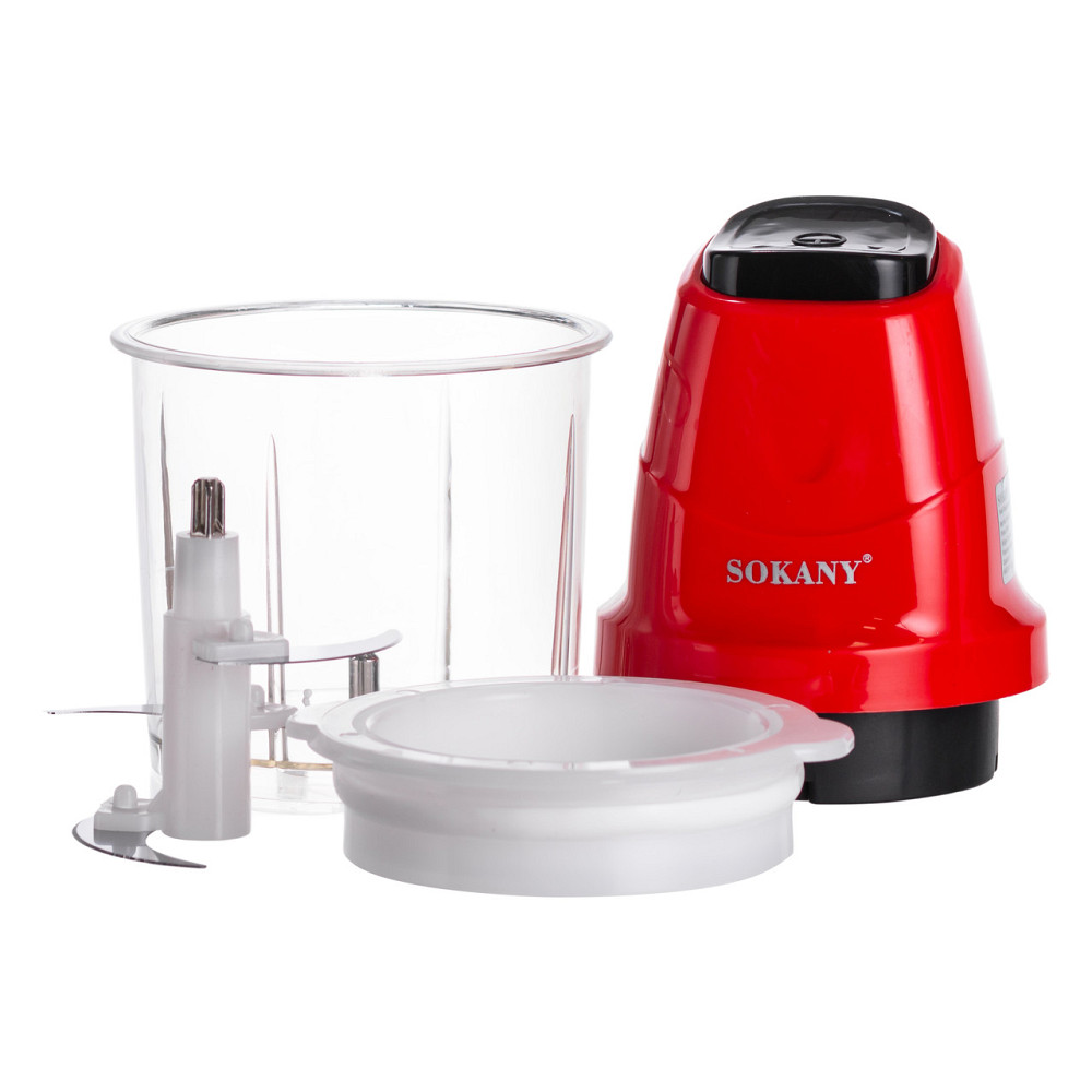 Sokany Чоппер подрібнювач з чашею на 0.7 л електричний кухонний 250 Вт Sokany SK-06009R Коломыя - изображение 2