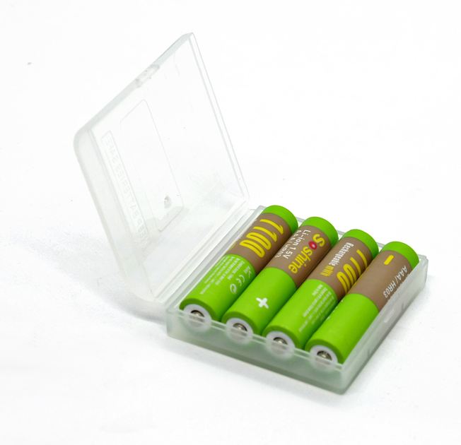 Акумулятор Soshine Li-ion R03 730mAh AAA 10440 USB 1.5V (Зелений) Вінниця - фото 5