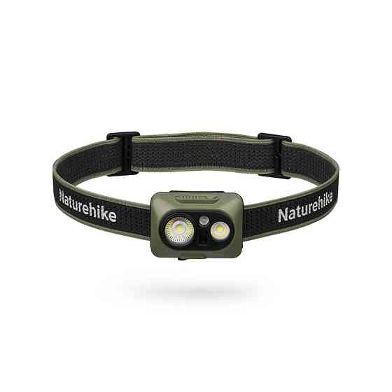 Фонарь налобный Naturehike CNK2450ZM010, зеленый Киев