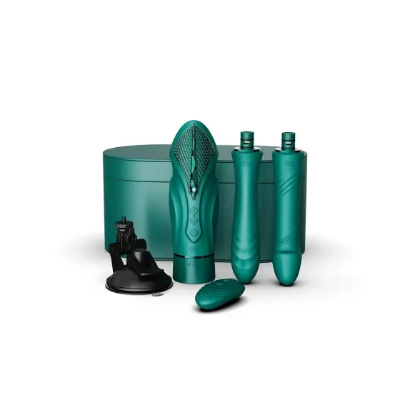 Компактна секс-машина Zalo - Sesh Turquoise Green Львів