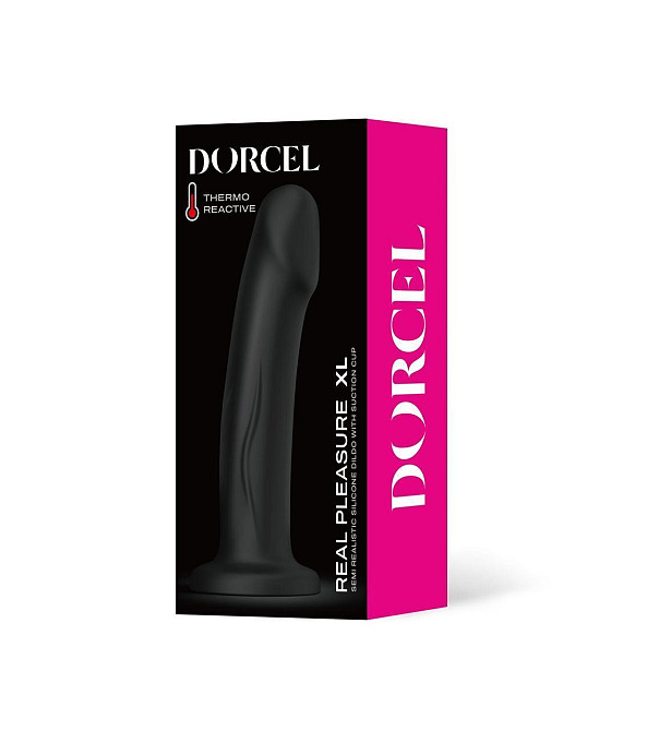 Фалоімітатор Dorcel Real Pleasure XL Black Sex Aura Київ - фото 7