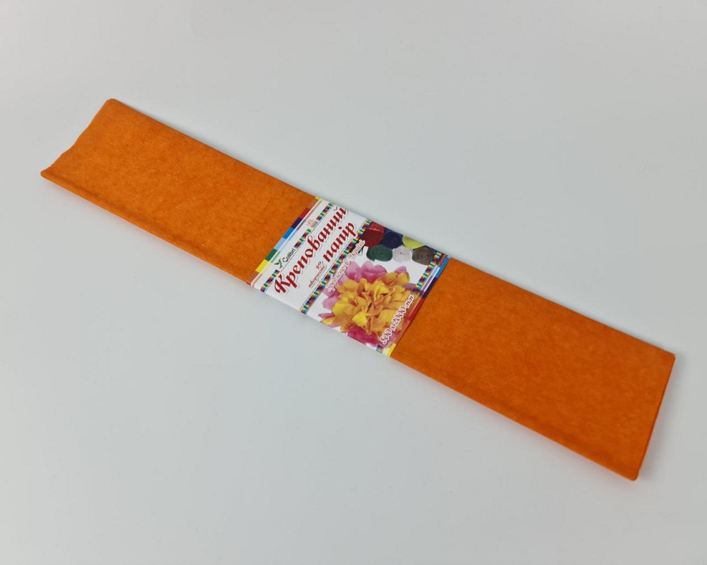 Бумага креповая (гофрированая) оранжевая (1 пачка) Харьков - изображение 4