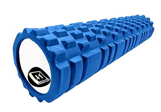 EasyFit Масажний ролер EasyFit Grid Roller 60 см v.3.1 синій Київ