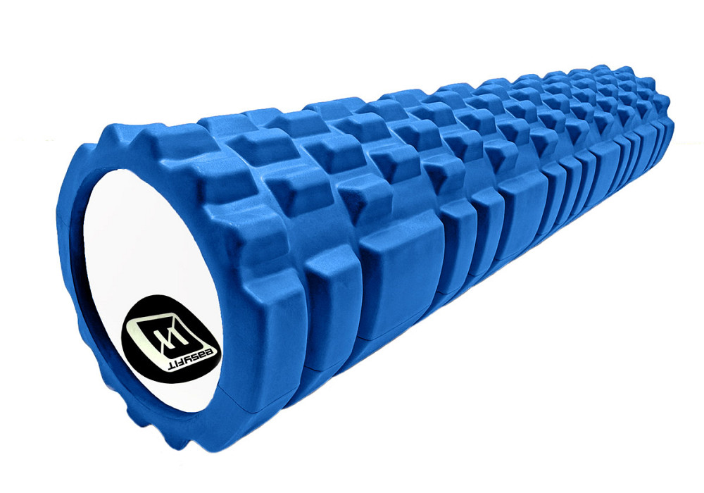 EasyFit Масажний ролер EasyFit Grid Roller 60 см v.3.1 синій Київ - фото 2